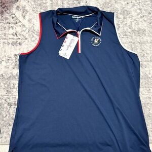 Walter Hagen Navy Polo with U.S. Open Embroidery